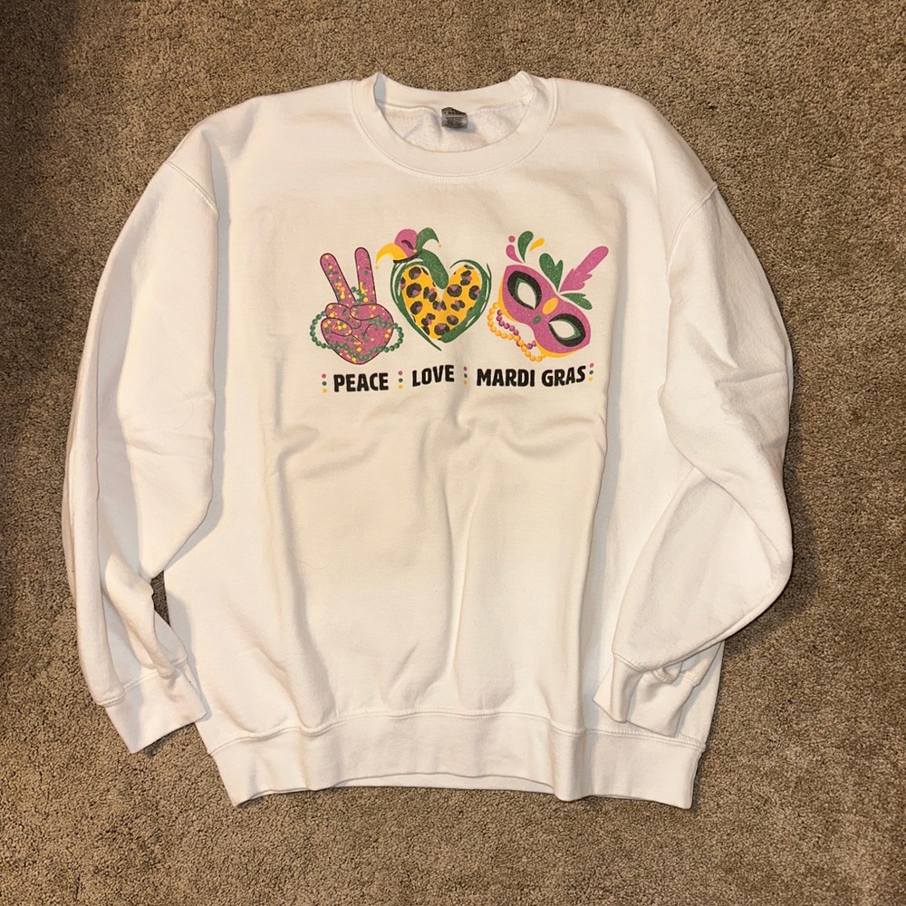 Mardi Gras sweatshirt